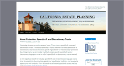 Desktop Screenshot of caestateplanguide.com